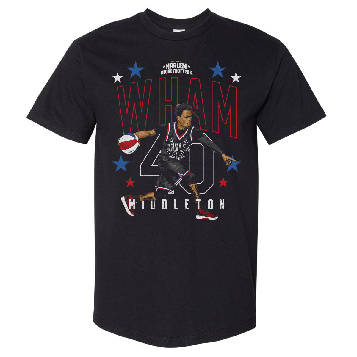 Wham Middleton Harlem Globetrotters Outline WHT