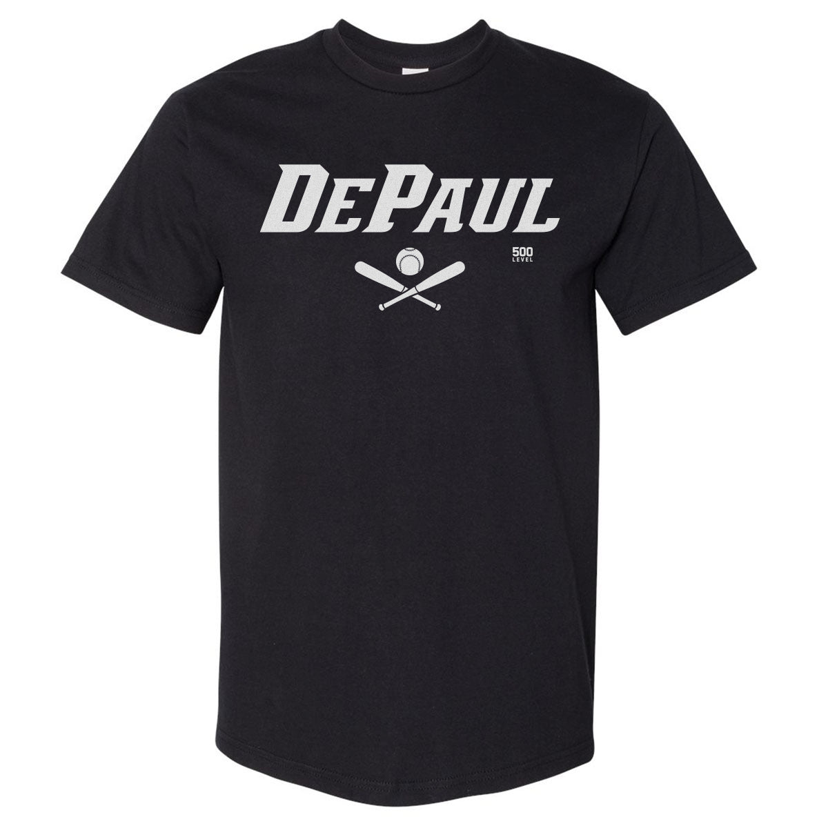 DePaul Blue Demons Softball Minimalist WHT