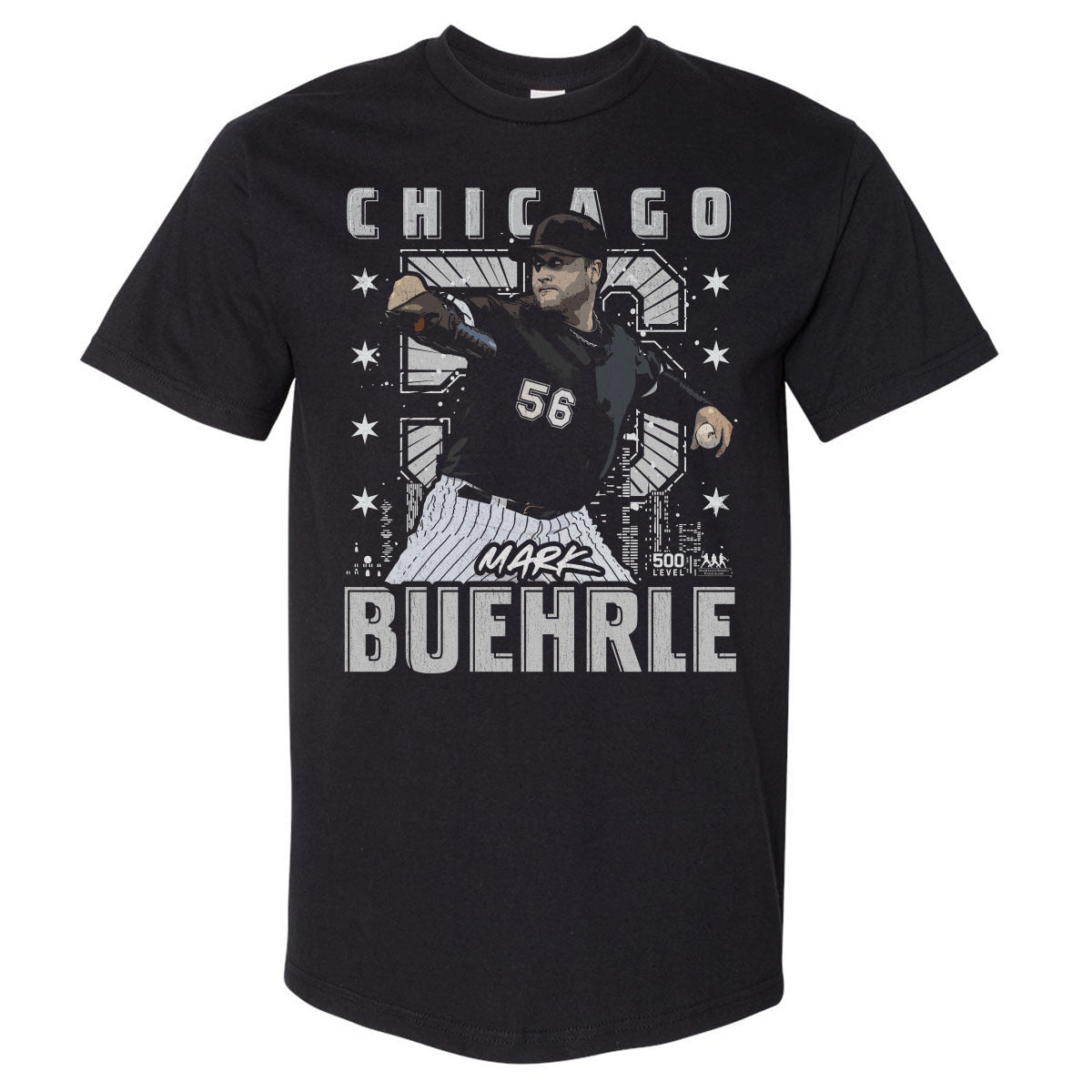 Mark Buehrle Chicago W Gritty WHT