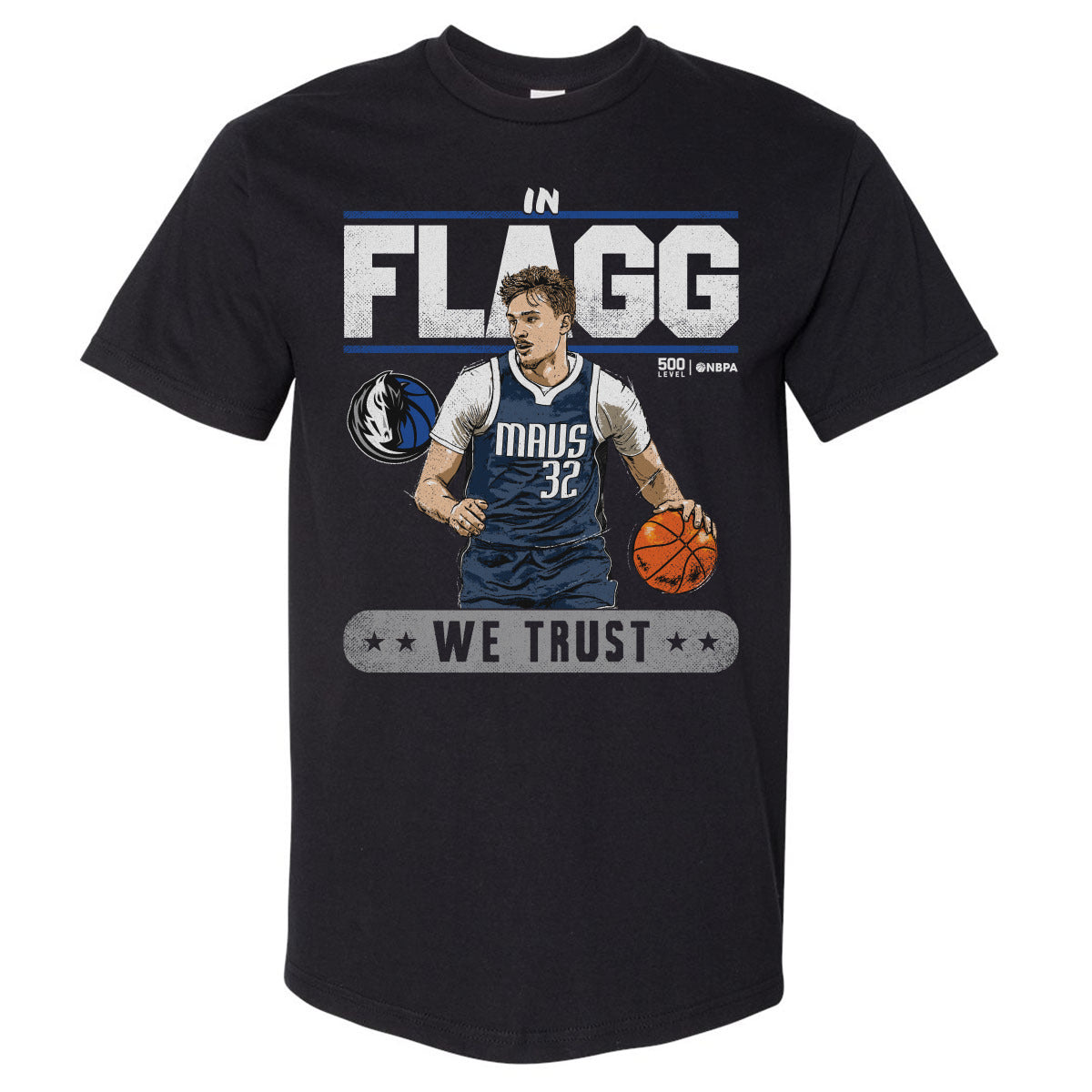 Cooper Flagg Dallas Mavericks Trust WHT