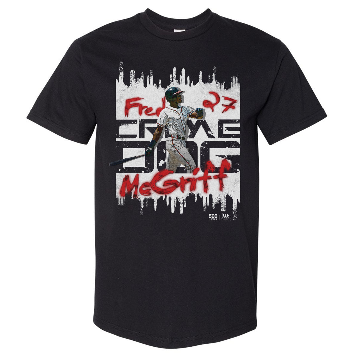 Fred McGriff Atlanta Name Number WHT