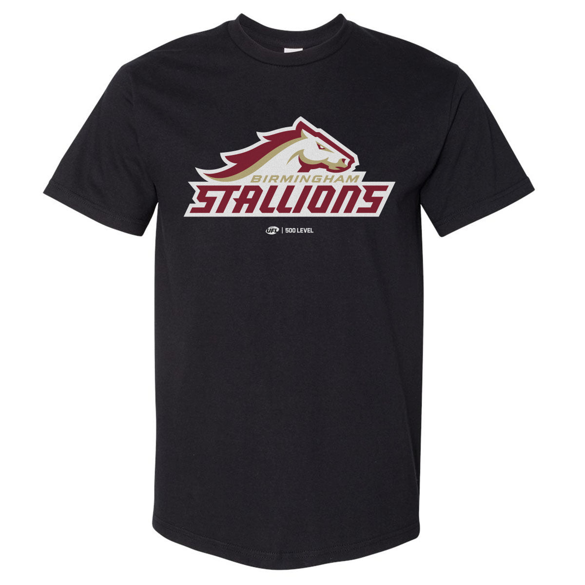 Birmingham Stallions Primary Logo WHT