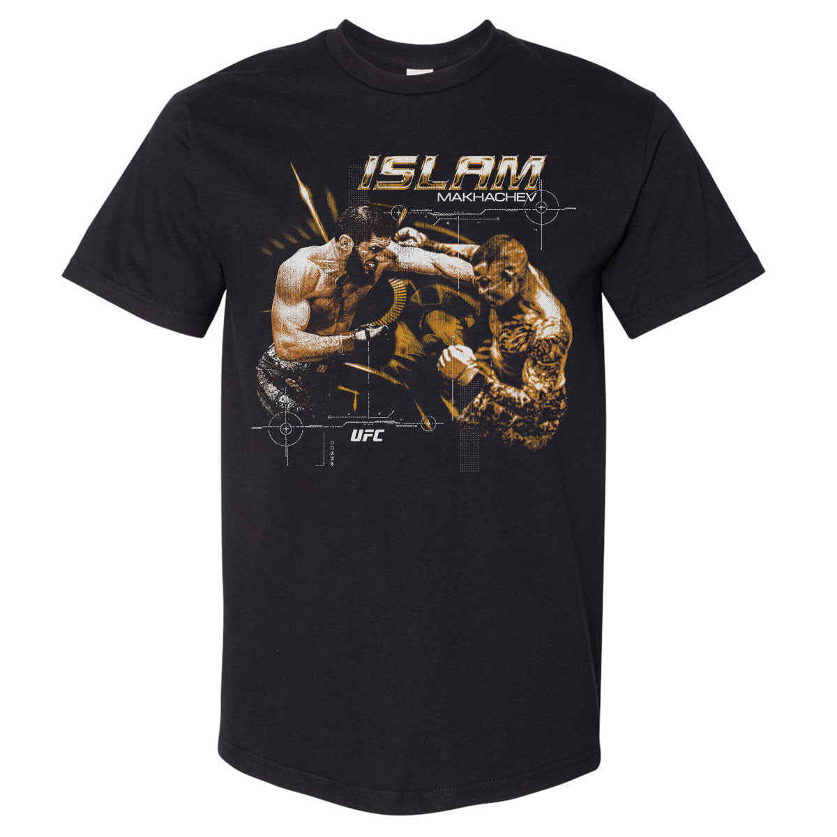 Islam Makhachev Grunge WHT