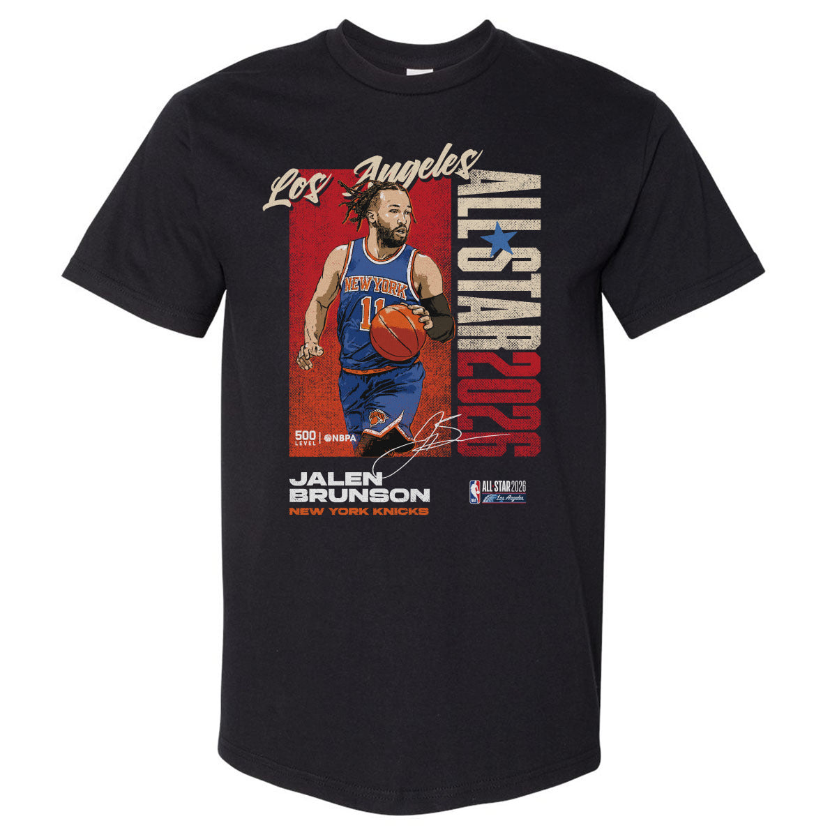 Jalen Brunson New York Knicks 2026 NBA All-Star Vertical WHT