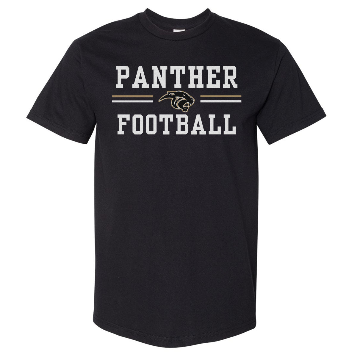 Plano East Crown Trio Panther Football Bar Lines WHT