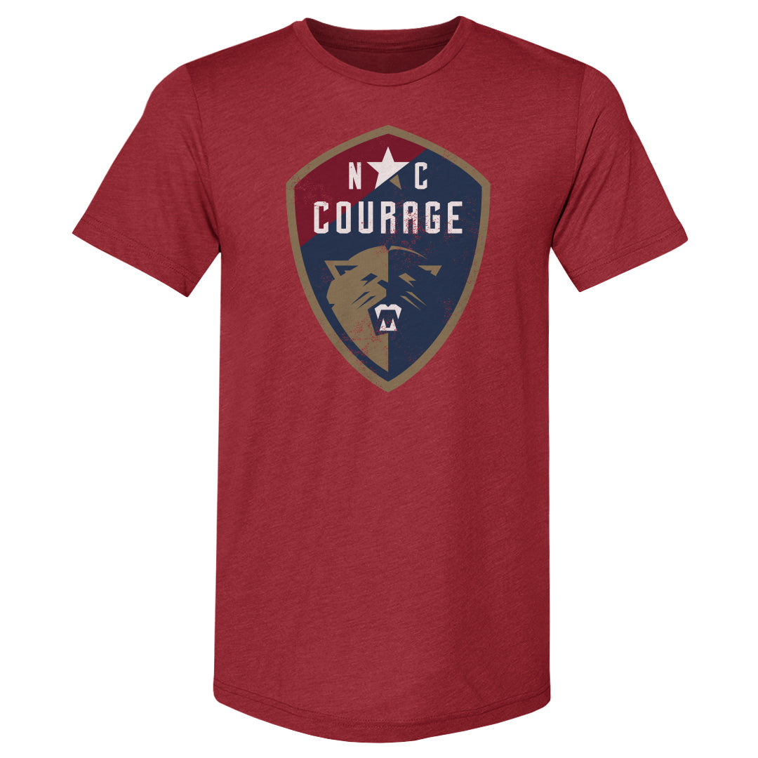 North Carolina Courage Vintage Primary Logo WHT