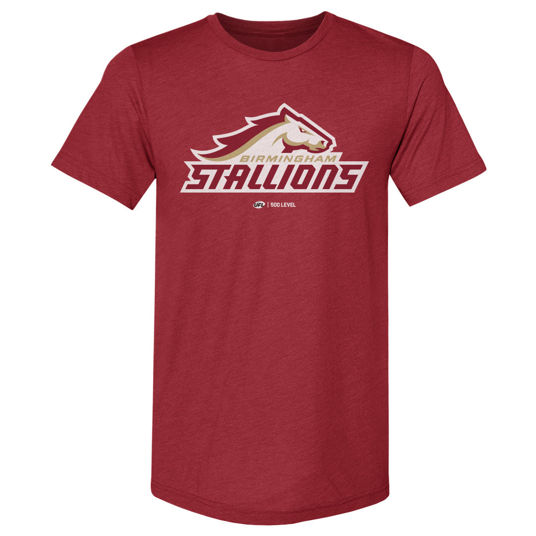 Birmingham Stallions Primary Logo WHT