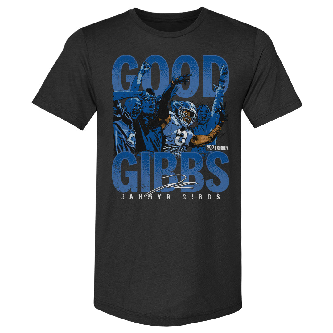 Jahmyr Gibbs Detroit Crowd Celebration WHT