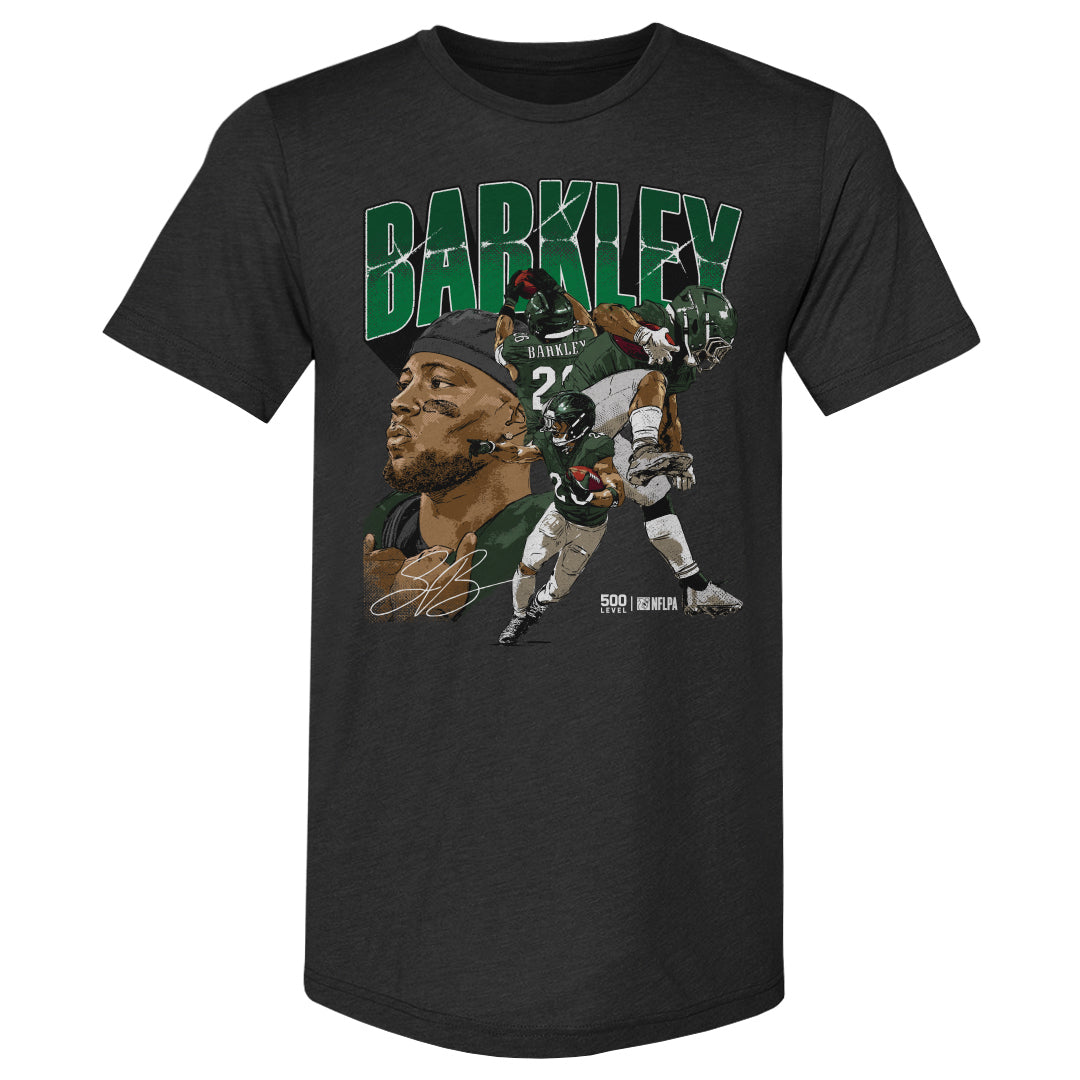 Saquon Barkley Philadelphia Collage WHT