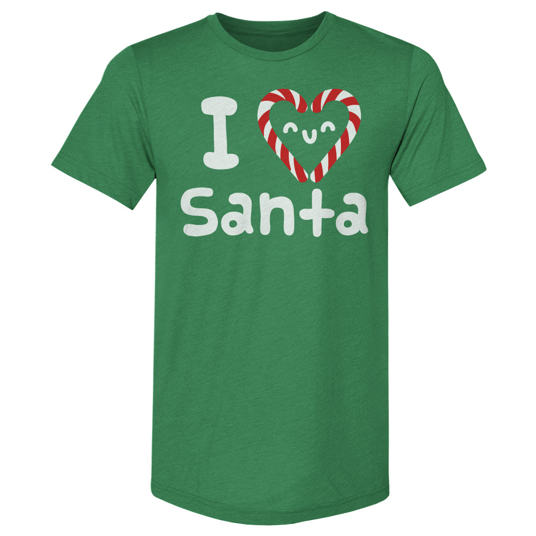 Christmas I Love Santa WHT