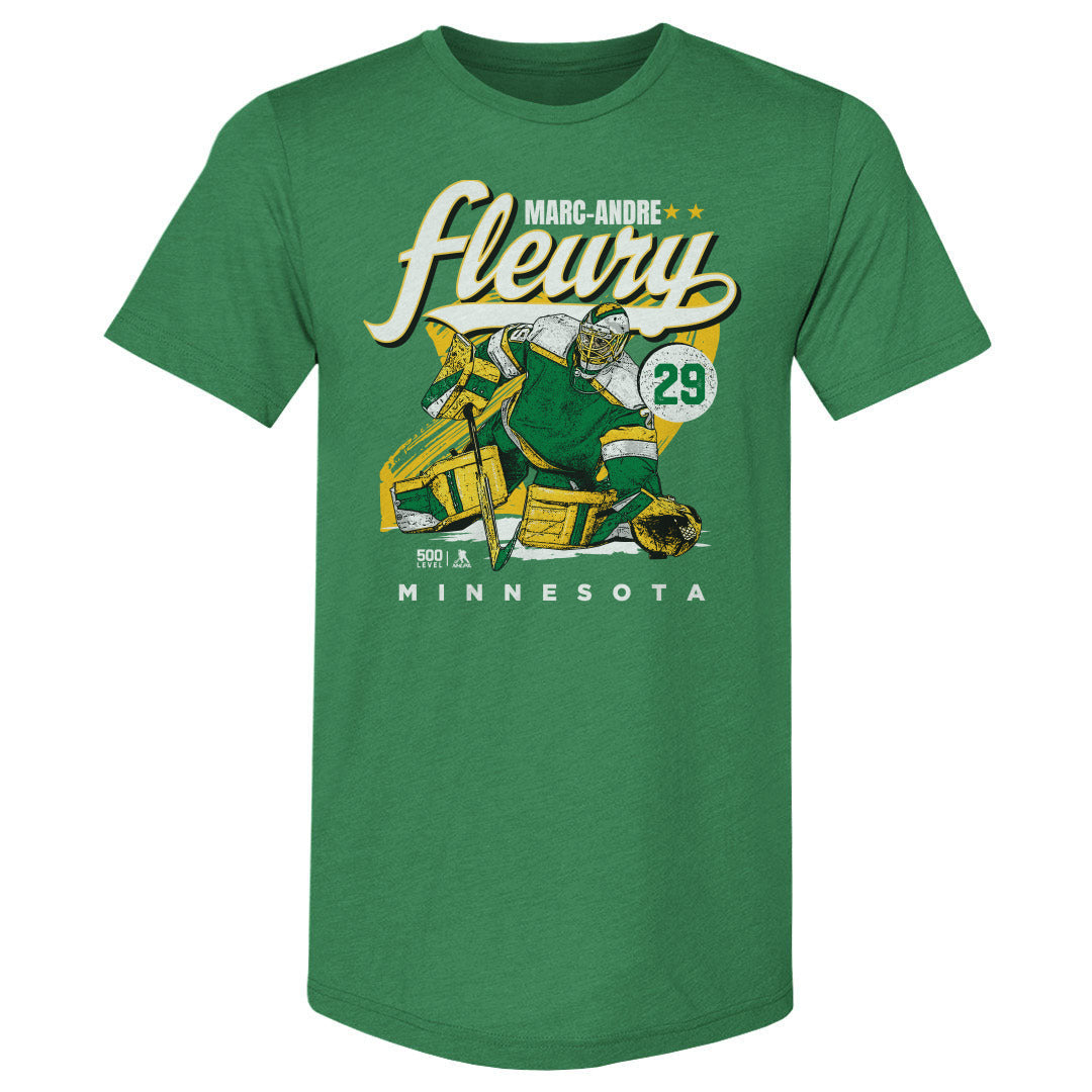 Marc-Andre Fleury Minnesota Retro WHT