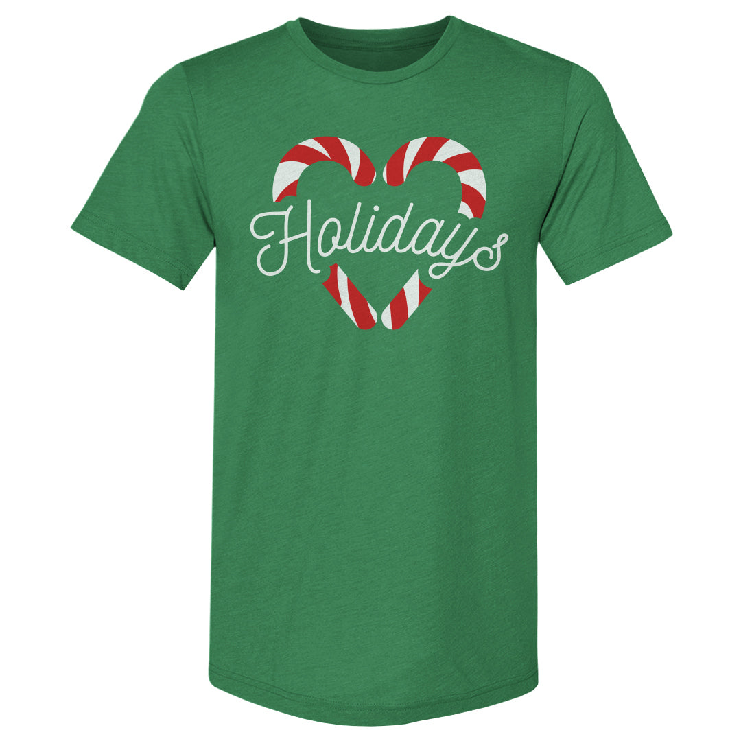 Christmas Candy Cane Heart WHT