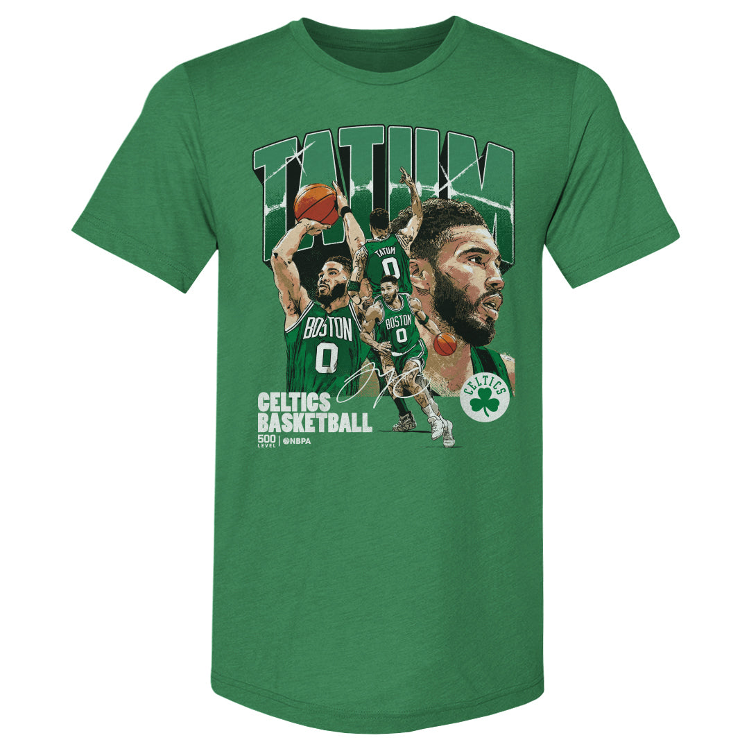 Jayson Tatum Boston Celtics Collage WHT