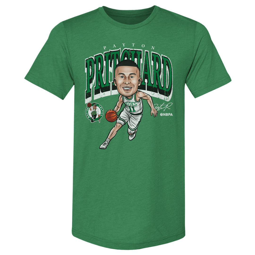 Payton Pritchard Boston Celtics Cartoon WHT