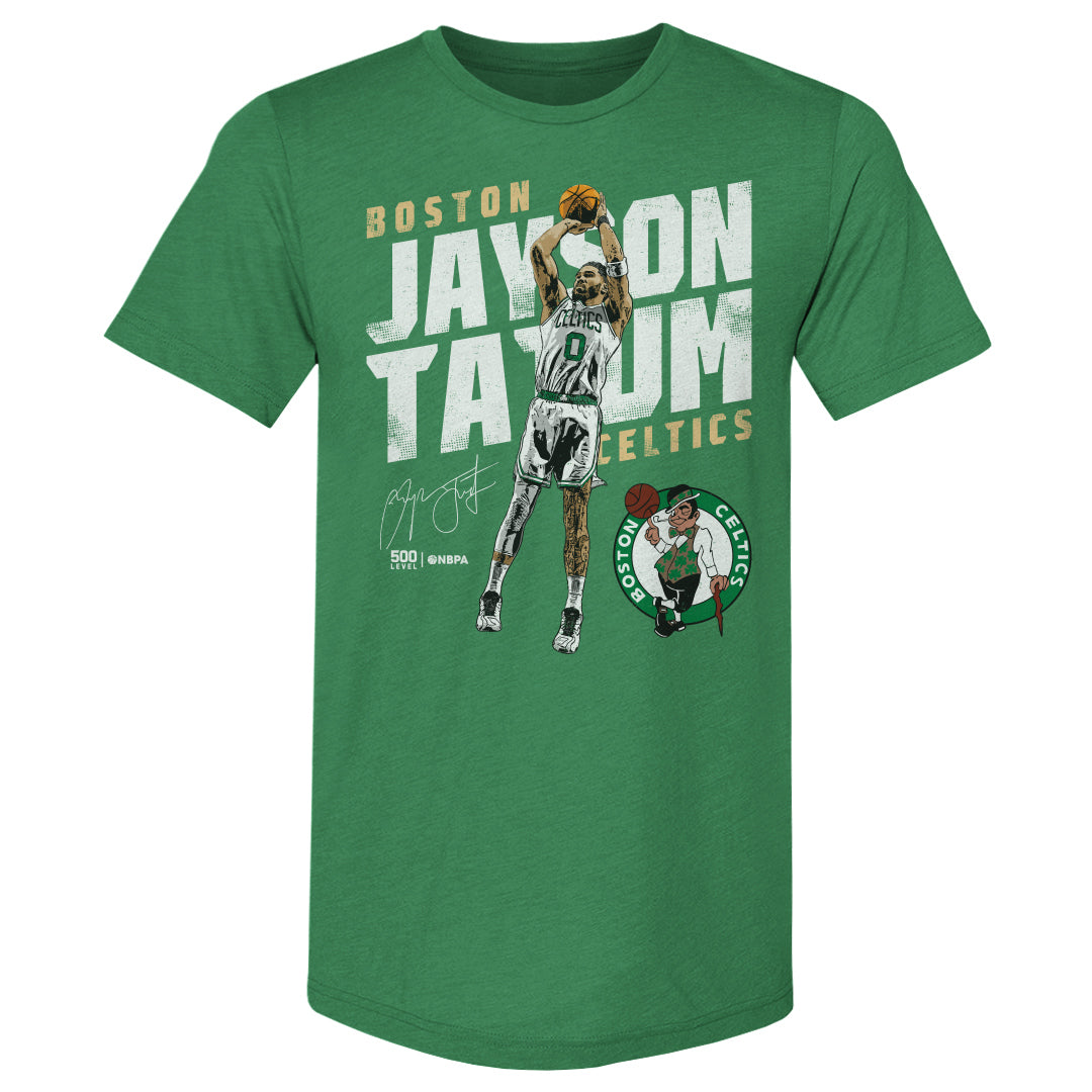 Jayson Tatum Boston Celtics Slant WHT