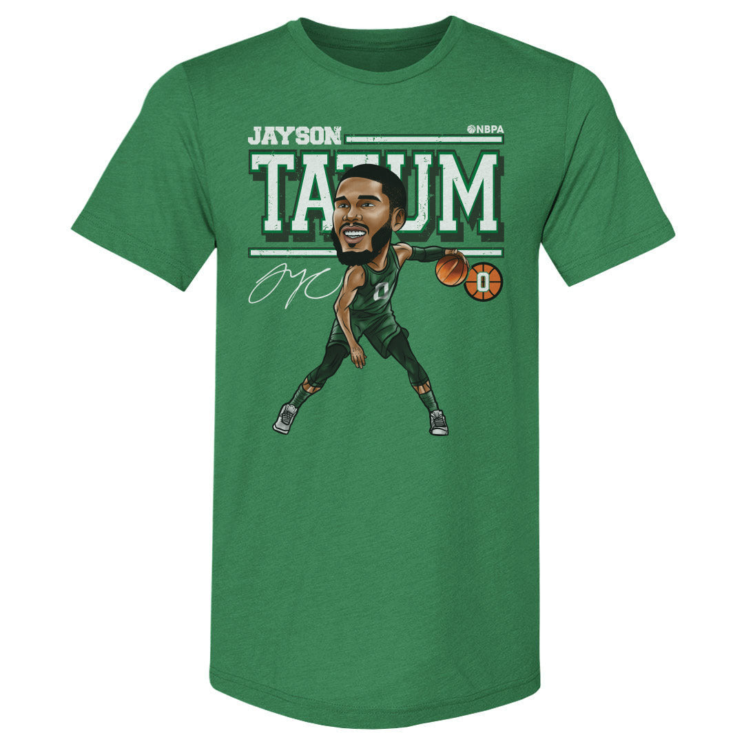 Jayson Tatum Cartoon WHT