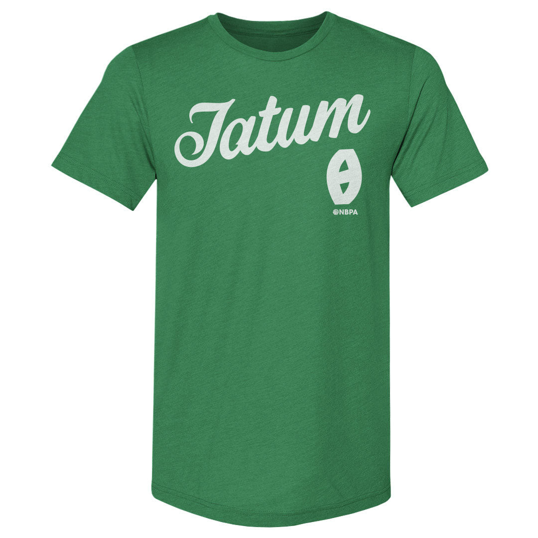 Jayson Tatum Boston Script WHT