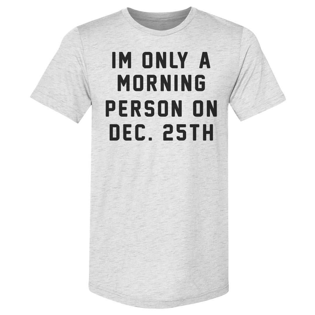 Christmas Morning Person On Christmas