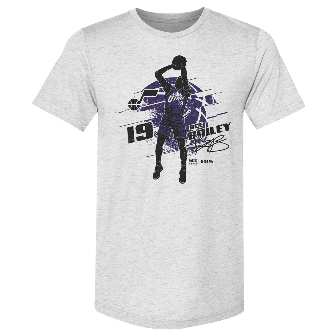 Ace Bailey Utah Jazz Silhouette