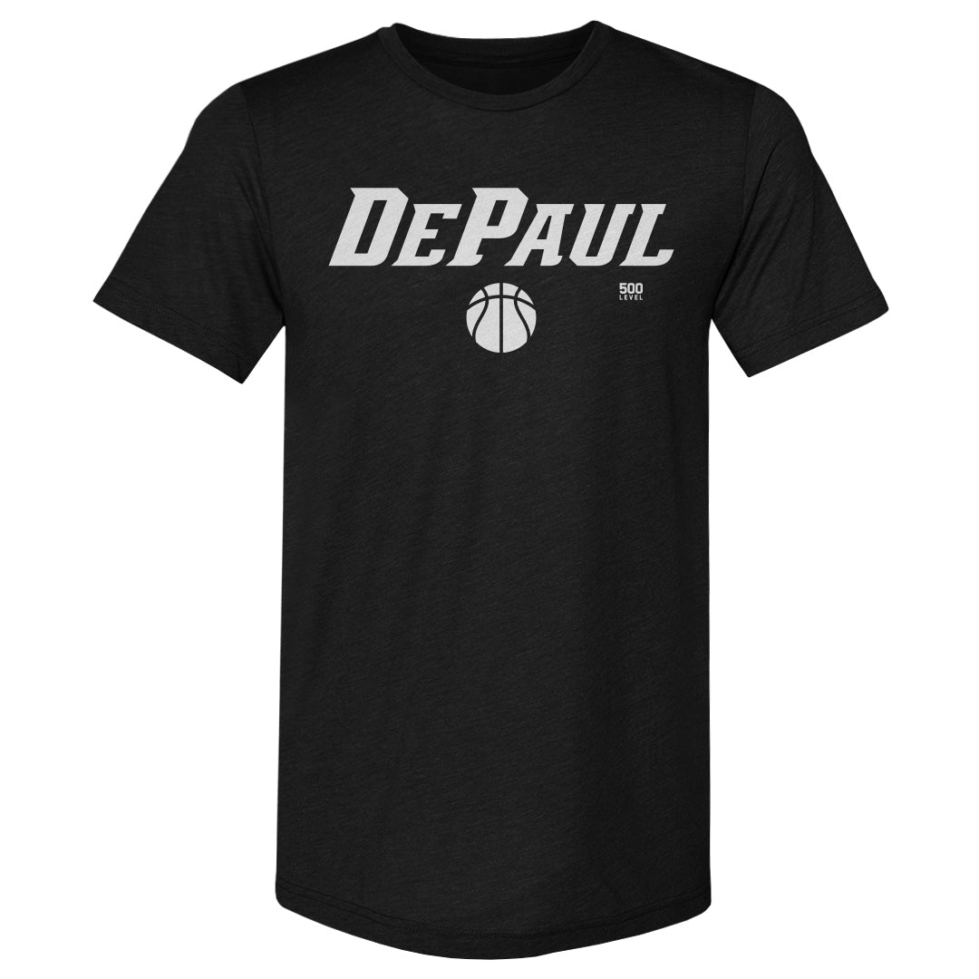 DePaul Blue Demons Basketball Minimalist WHT