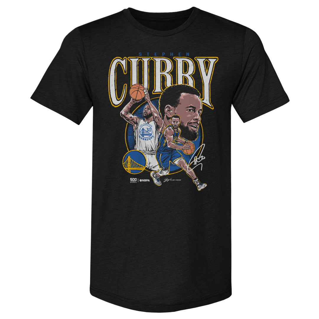 Steph Curry Golden State Warriors Trio WHT