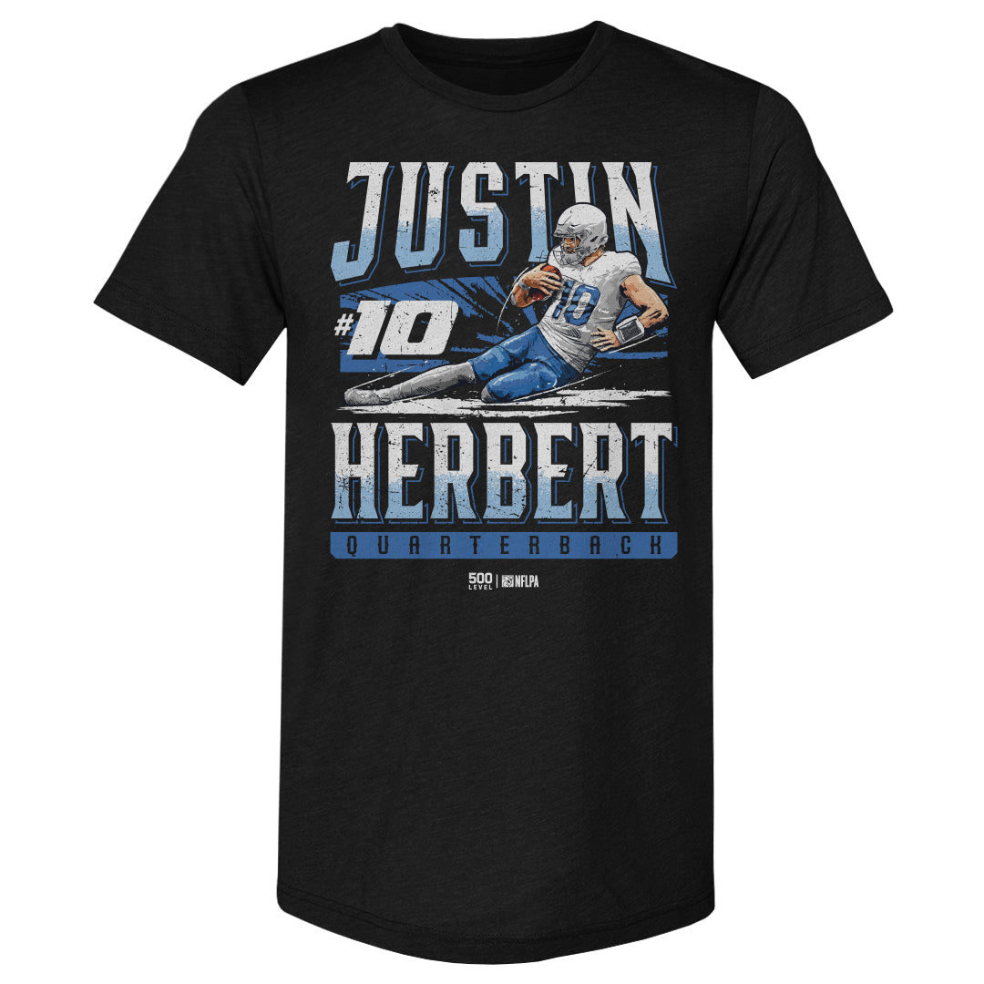Justin Herbert Los Angeles C Slide WHT