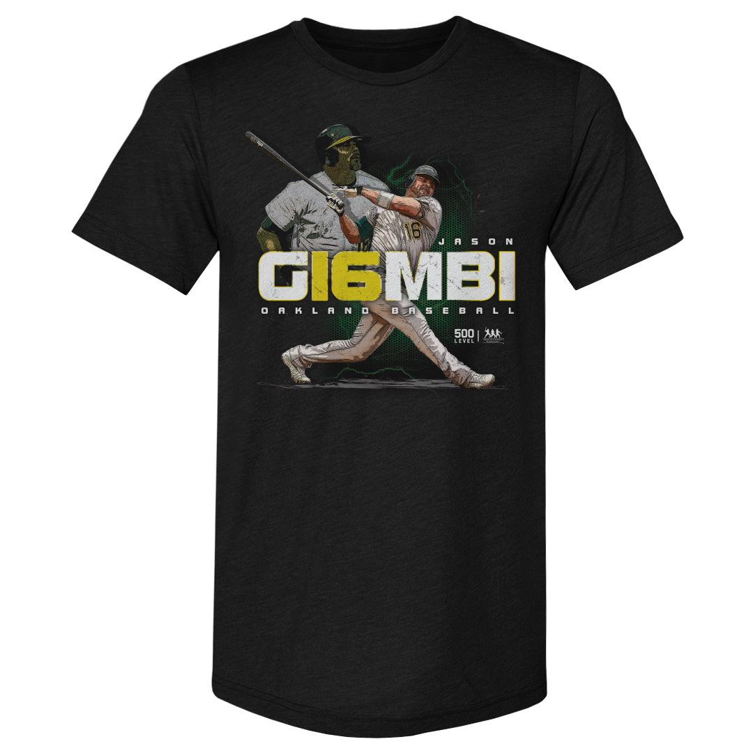 Jason Giambi Oakland Player Number WHT