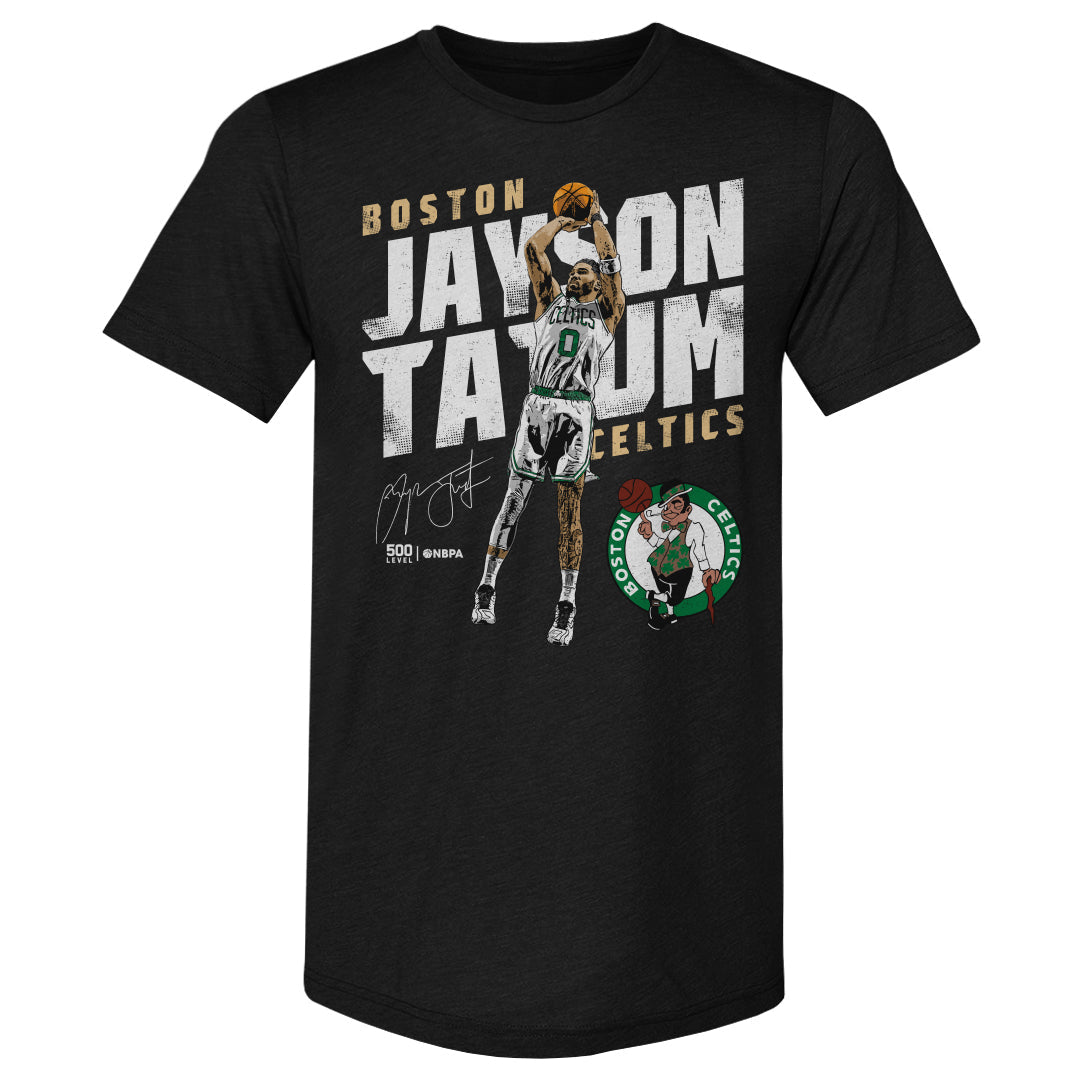 Jayson Tatum Boston Celtics Slant WHT