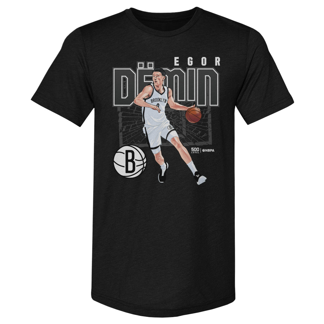 Egor Demin Brooklyn Nets Shattered WHT