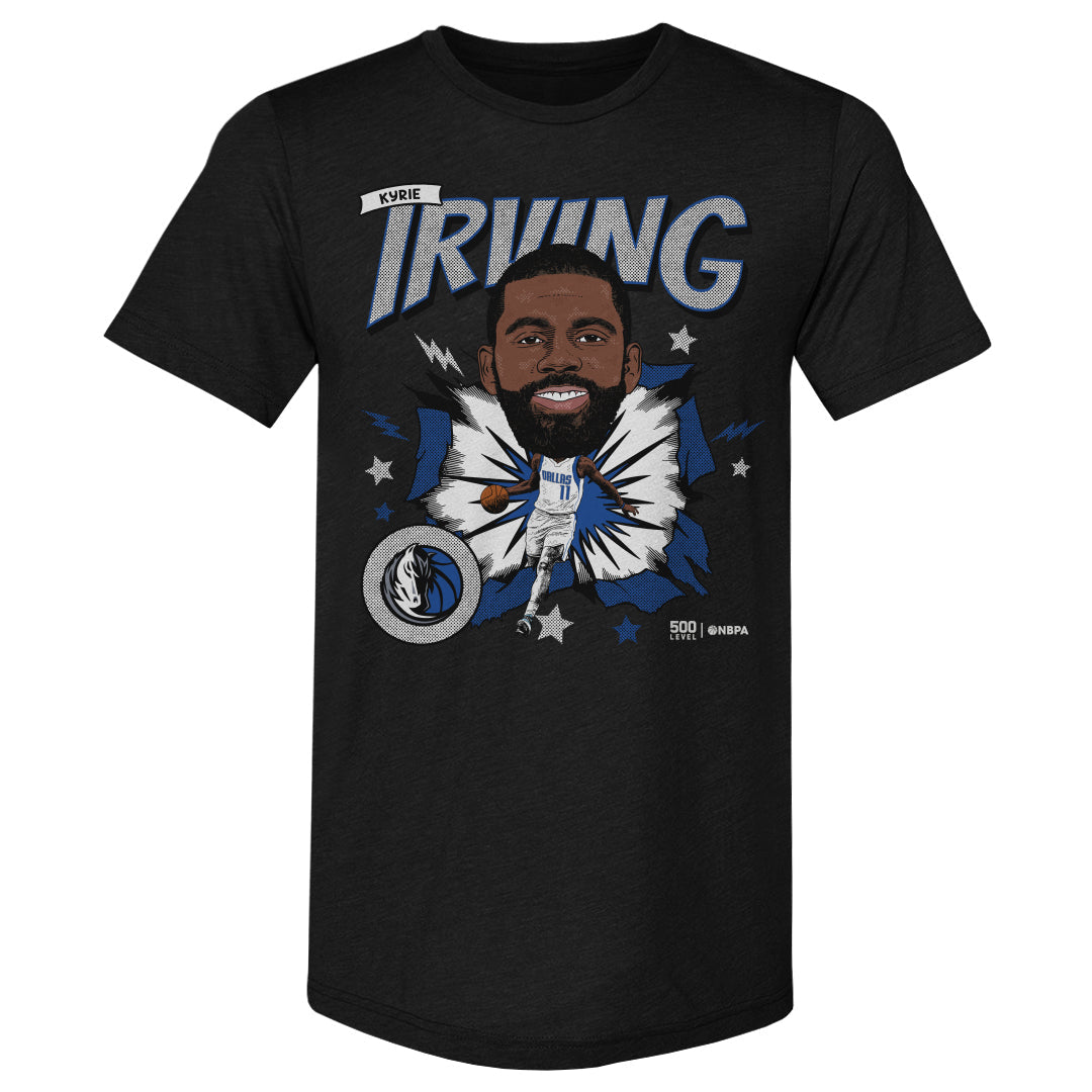 Kyrie Irving Dallas Mavericks Caricature WHT
