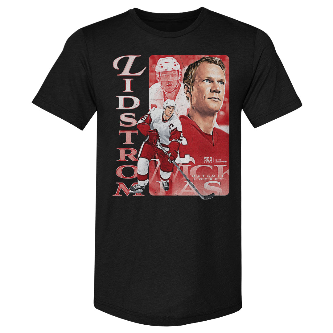 Nicklas Lidstrom Detroit Vintage WHT