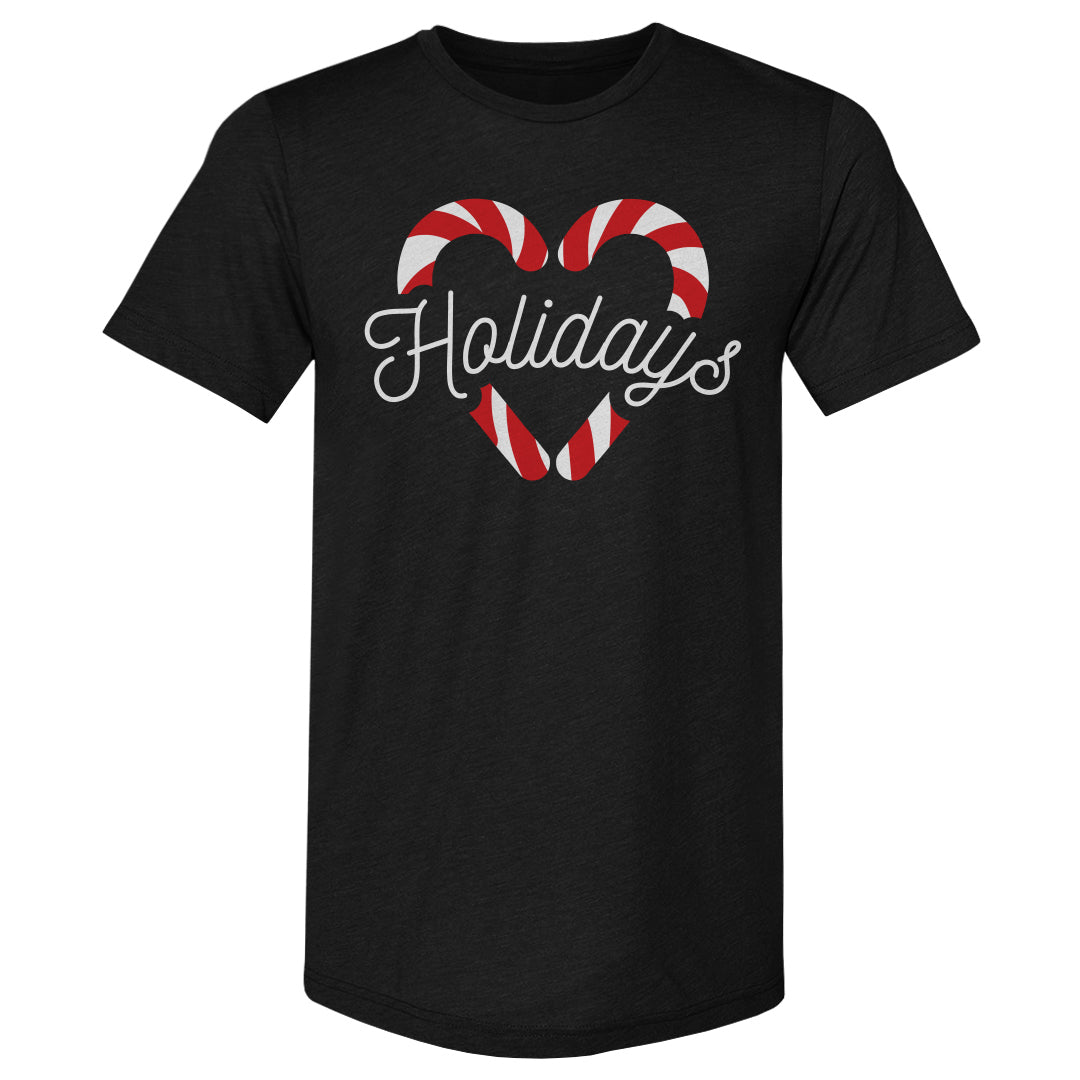 Christmas Candy Cane Heart WHT