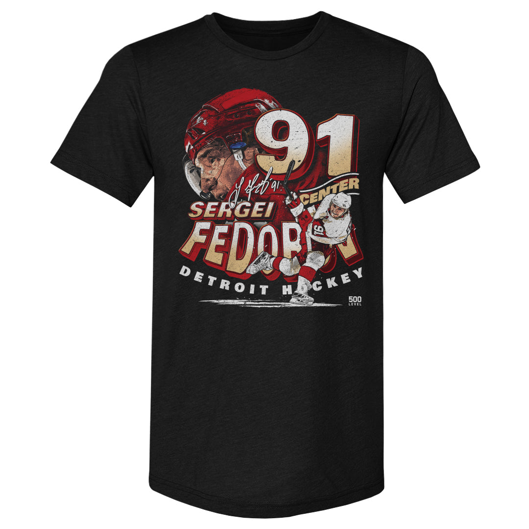 Sergei Fedorov Detroit Player Name WHT