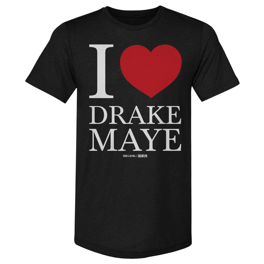 Drake Maye New England I Heart WHT