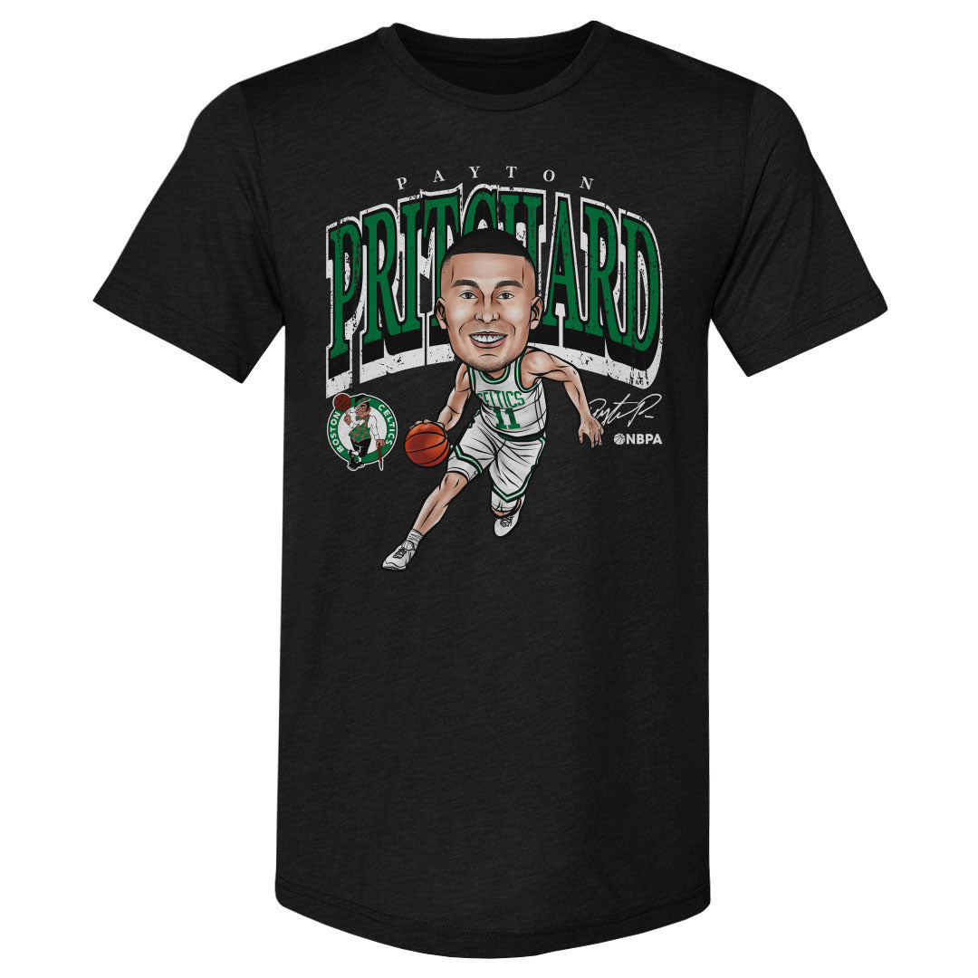 Payton Pritchard Boston Celtics Cartoon WHT