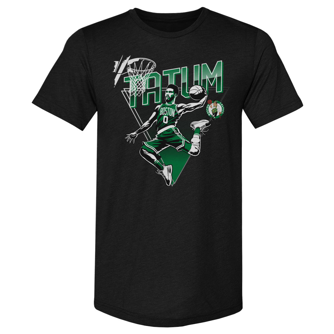 Jayson Tatum Boston Celtics Triangle WHT