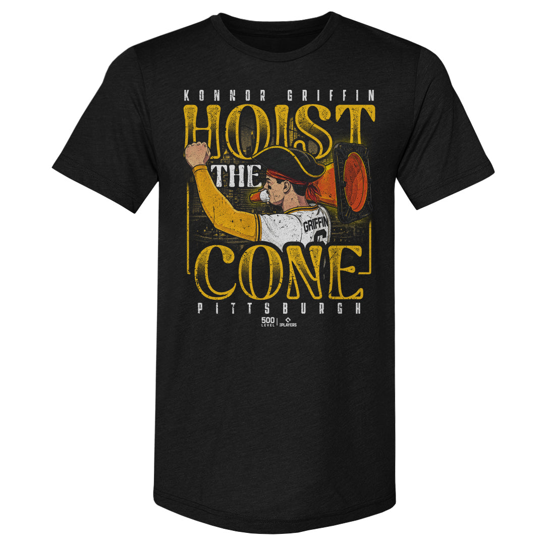 Konnor Griffin Pittsburgh Hoist The Cone WHT
