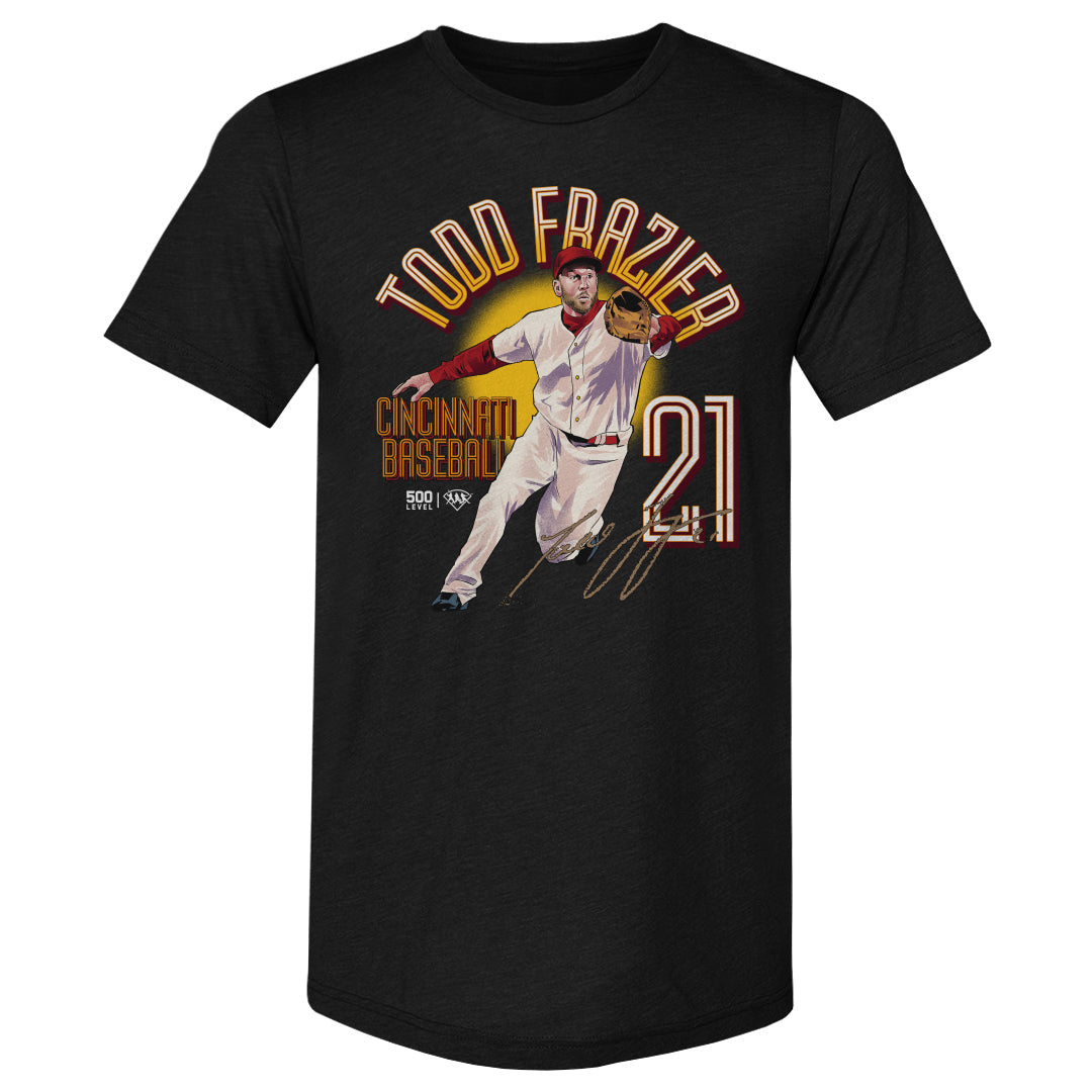 Todd Frazier Cincinnati Name Arc WHT