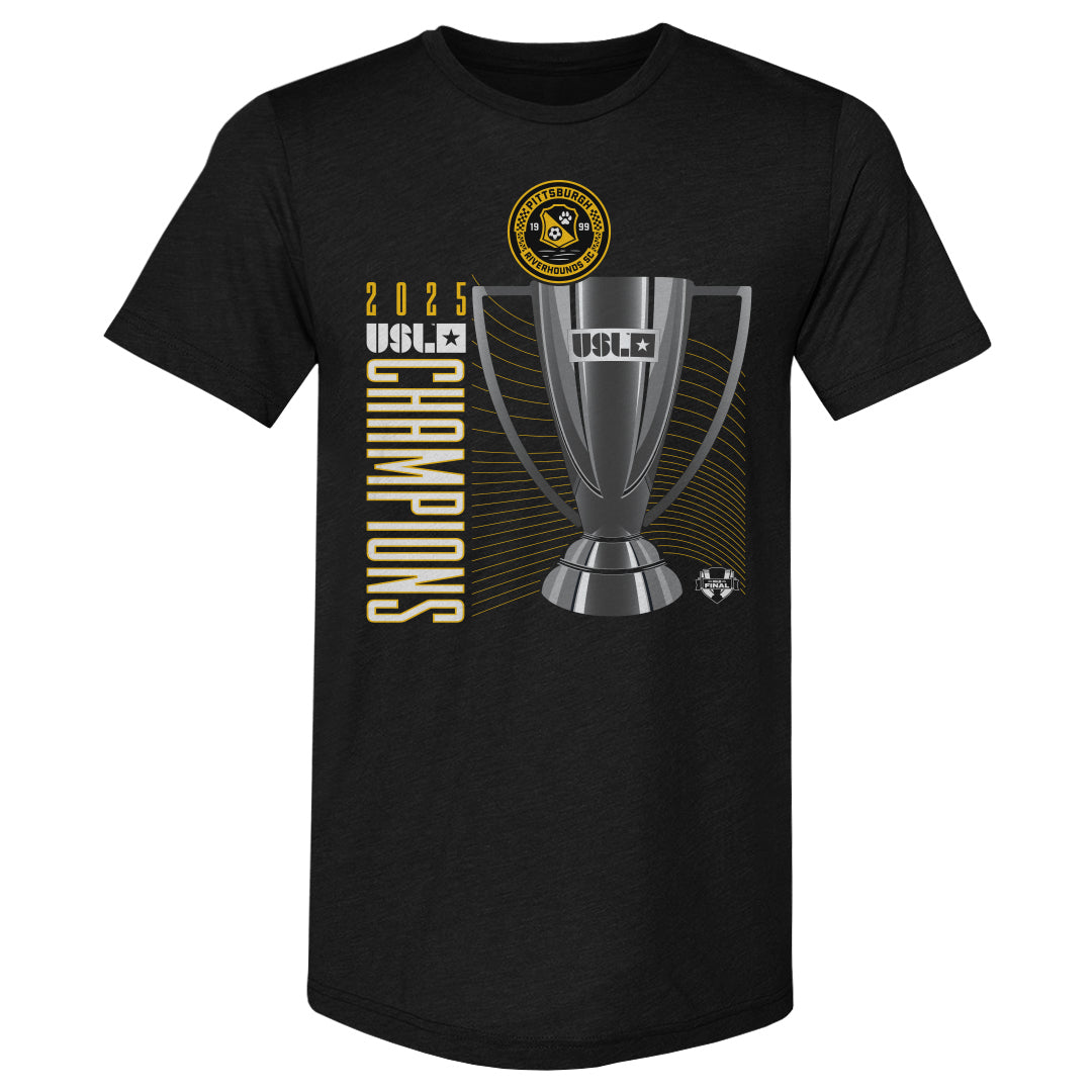 Pittsburgh Riverhounds SC 2025 USL Championship Final Champions Trophy WHT