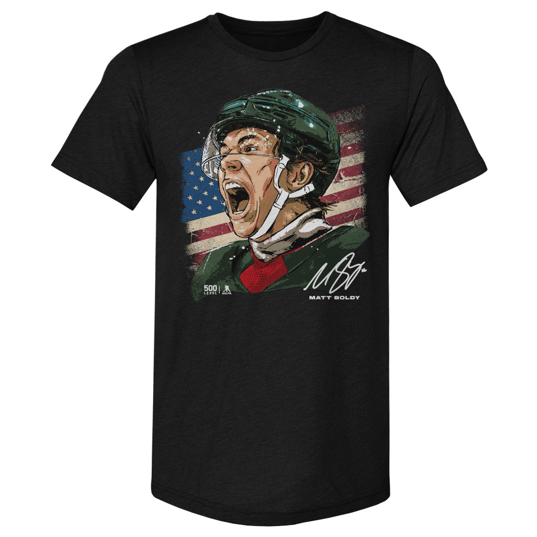 Matt Boldy Minnesota USA Portrait WHT