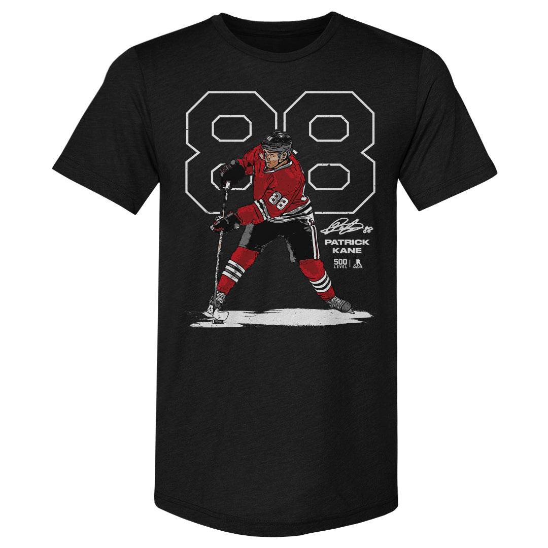 Patrick Kane Chicago Outline WHT