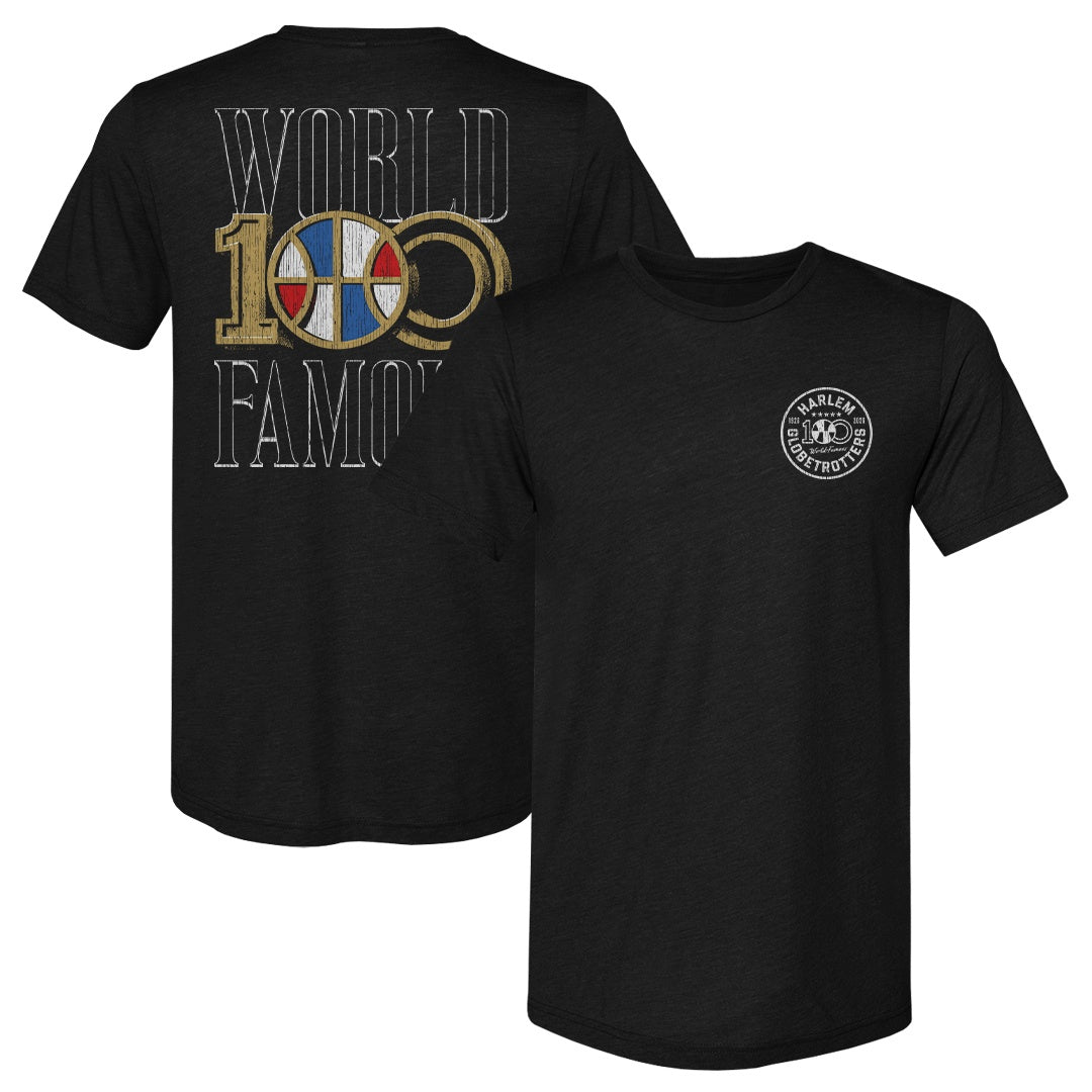 Harlem Globetrotters 100 Years World Famous F&B WHT