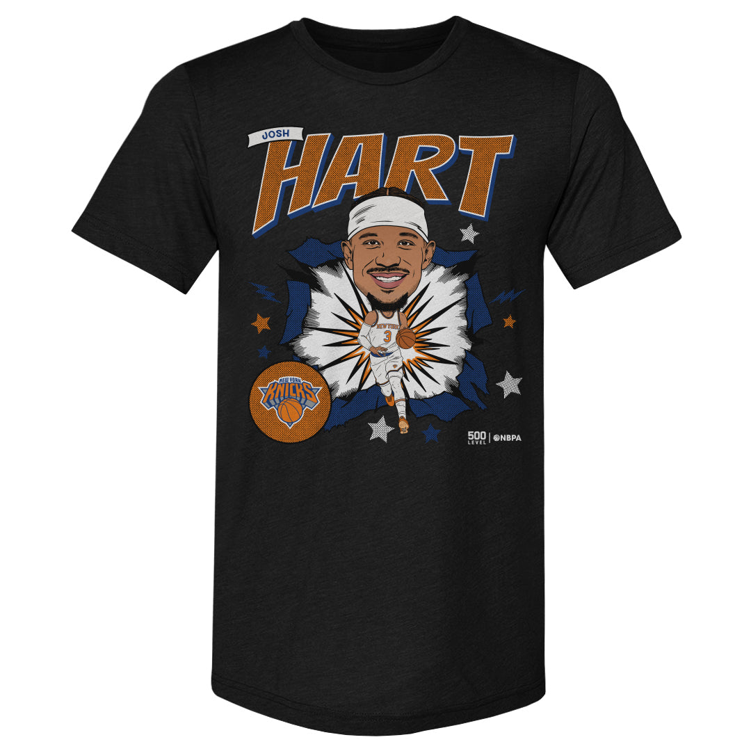 Josh Hart New York Knicks Caricature WHT