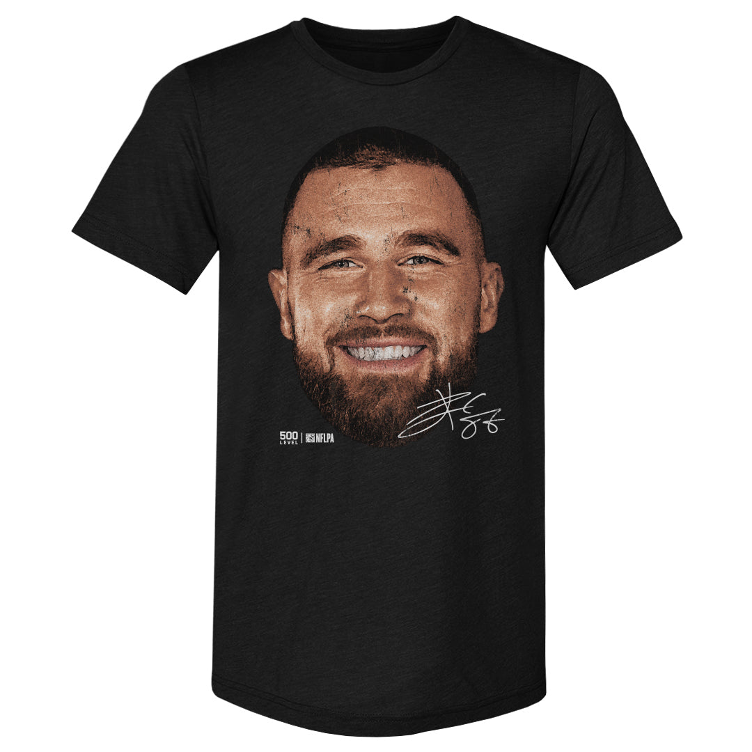 Travis Kelce Kansas City Vintage Head WHT