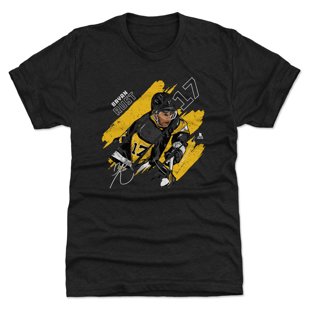 Bryan Rust Pittsburgh Stripes WHT