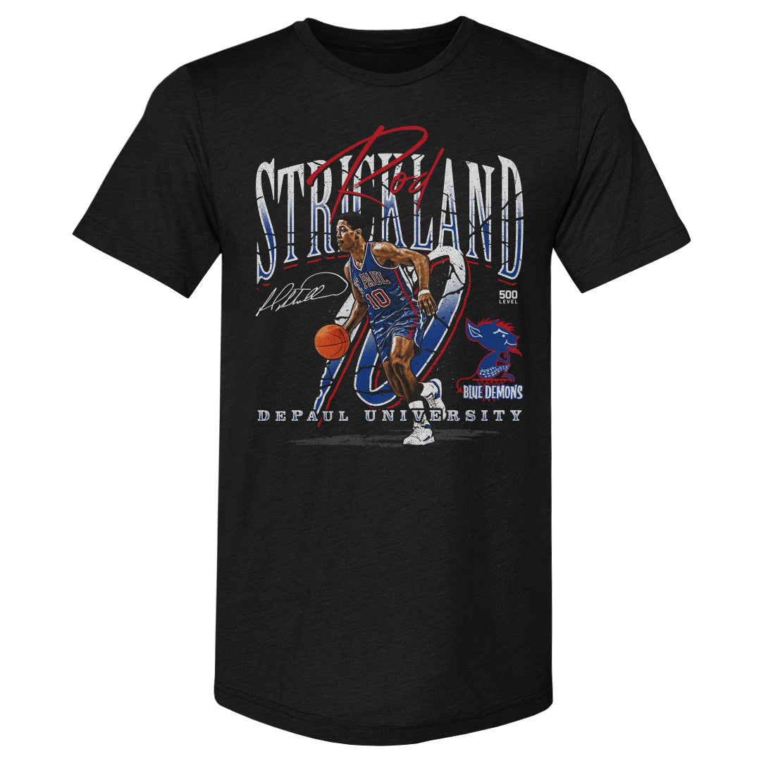 Rod Strickland DePaul Blue Demons Throwback WHT