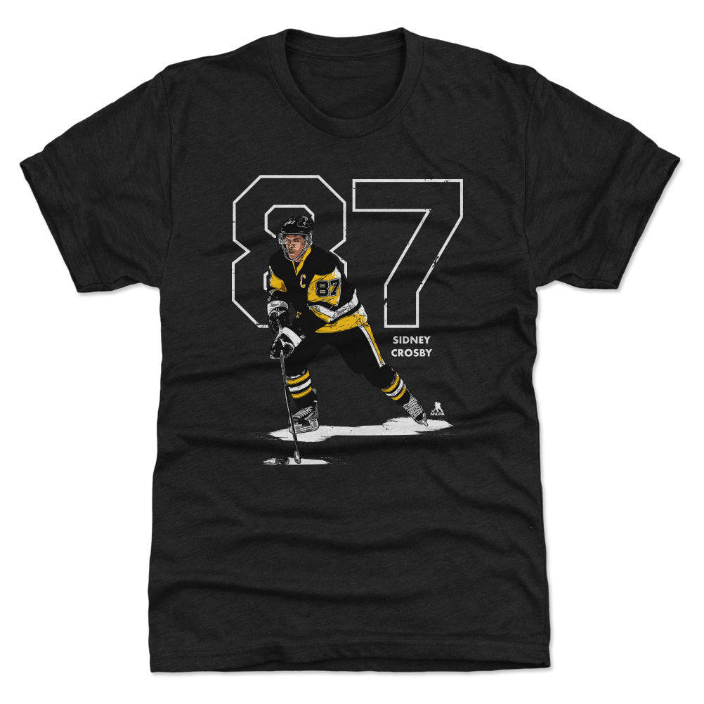 Sidney Crosby Outline W WHT