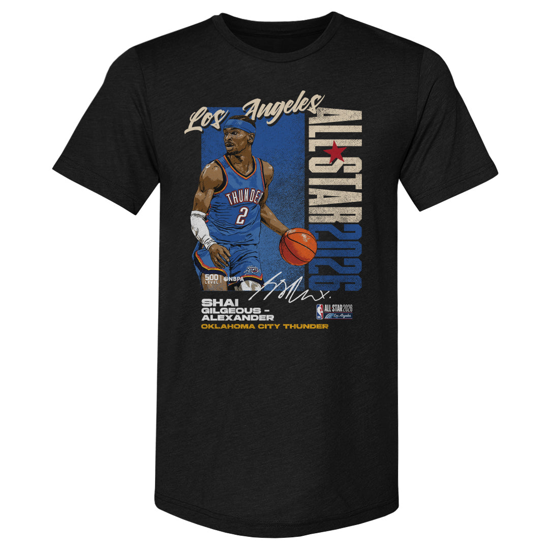 Shai Gilgeous-Alexander Oklahoma City Thunder 2026 NBA All-Star Vertical WHT