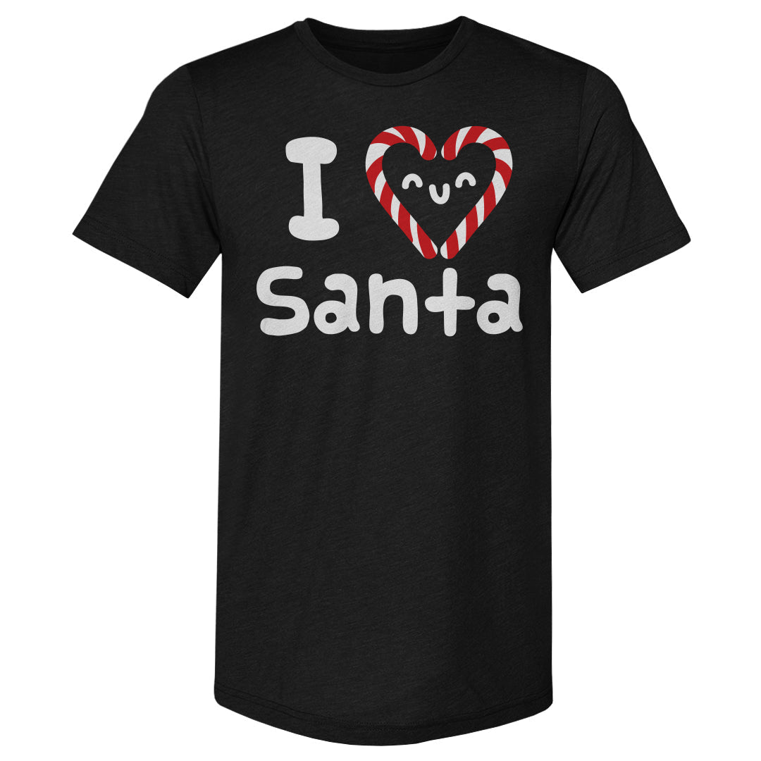 Christmas I Love Santa WHT