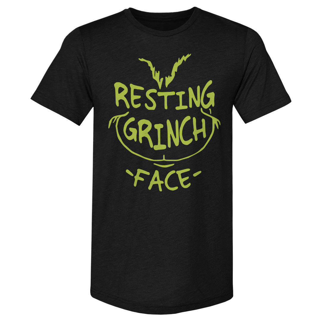Christmas Resting Grinch Face WHT